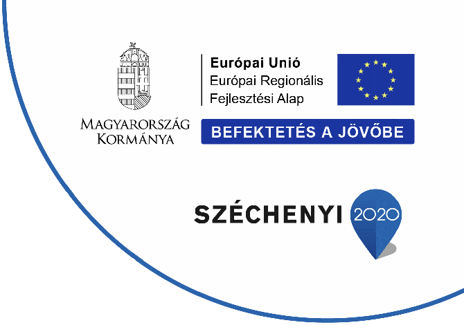 Széchenyi 2020 logó a felső pozícióban